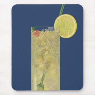 Vintage Lemonade or Fruit Soda, Drinks Beverages Mouse Pad