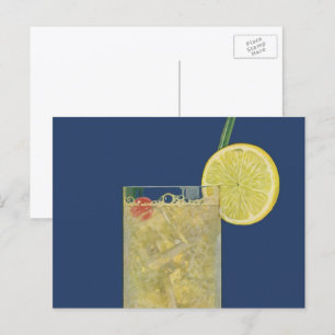 Vintage Lemonade or Fruit Soda, Drinks Beverages Postcard