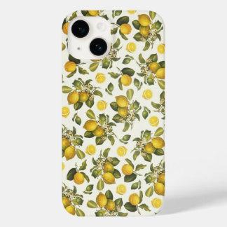 Vintage Lemons Wallpaper Case-Mate iPhone 14 Case