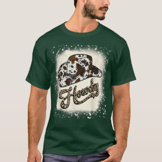 Vintage Leopard Howdy Rodeo Western Country Southe T-Shirt