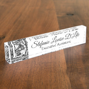 Vintage Letter "D" Nameplate