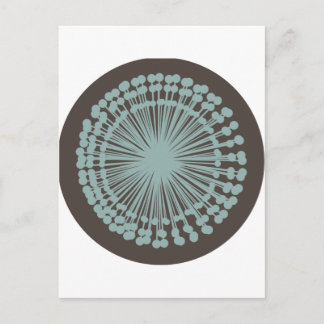 Vintage Letterpress Style Postcard