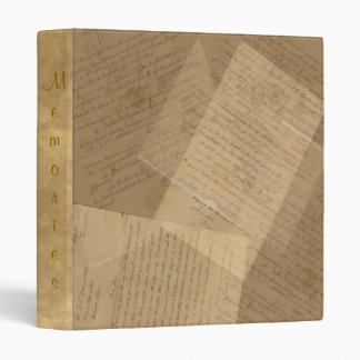 Vintage Letters Collage Notebook Journal Binder