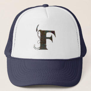 Vintage Letters F - Hat