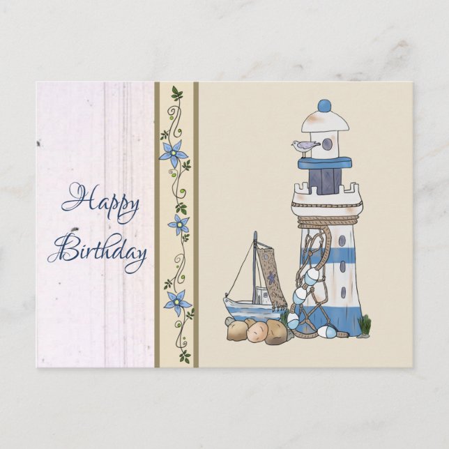 vintage Leuchtturm Postcard (Front)