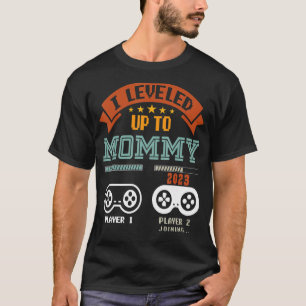 Vintage Levelling Up To Mommy 2023 Going To Be Mo T-Shirt