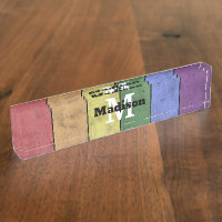 Vintage LGBT flag pride distresed rainbow Monogram