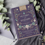 Vintage Library Book Wedding Invite<br><div class="desc">Vintage library book inspired wedding design by Shelby Allison. Click the link below to view the entire Library Book Collection that includes matching invites,  rsvp cards,  postage stamps and more.</div>