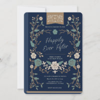 Vintage Library Book Wedding Reception