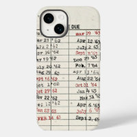 Vintage Library Card 