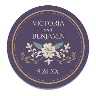 Vintage Library Classic Round Sticker