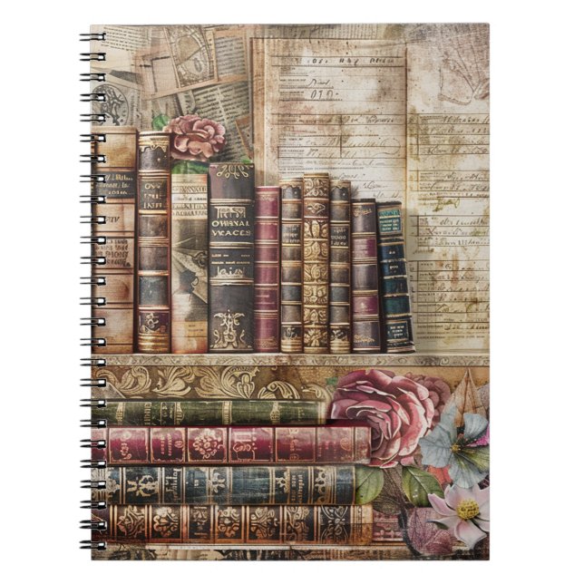 Vintage Library Notebook (Front)