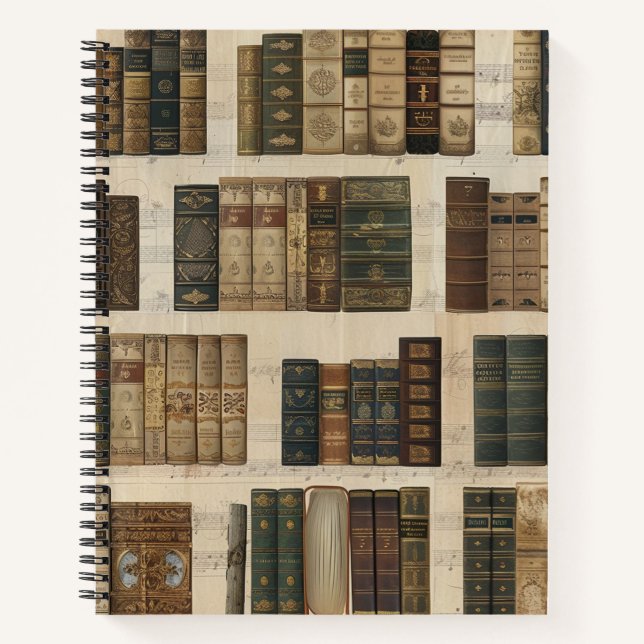 Vintage Library Notebook (Front)