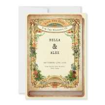 Vintage Library Storybook Elegant Garden