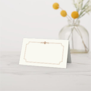 Vintage Library Wedding Place Card