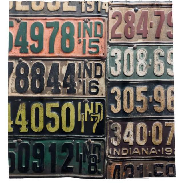 Vintage License Plates (Front)