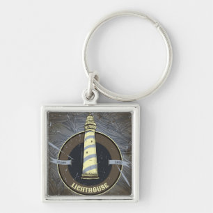 Vintage Lighthouse 1960 Keychain
