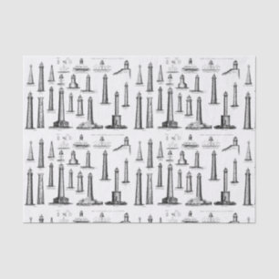 Vintage Lighthouse Collection   Tissue Paper