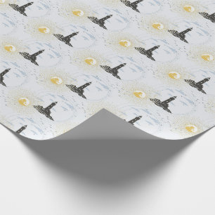 Vintage Lighthouse Illustration Pattern Wrapping P Paper