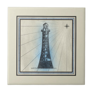 Vintage Lighthouse Tile