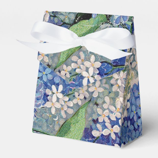 Vintage Lilacs Favor Box (Front Side)