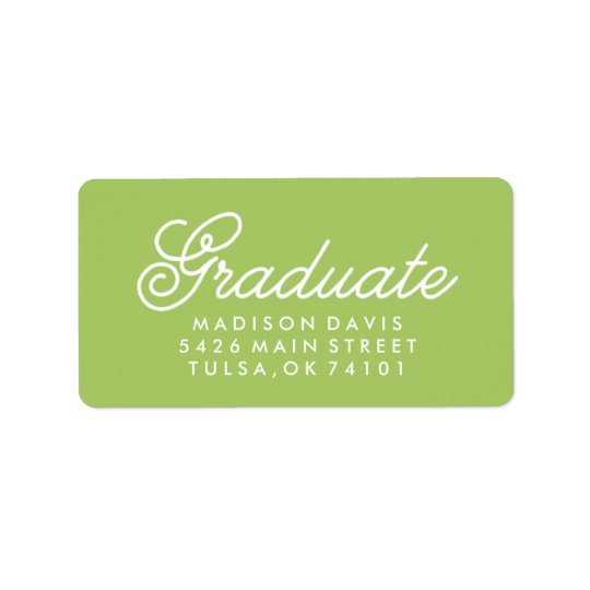 Vintage Lime Green | Graduation