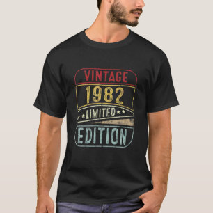 Vintage Limited Edition 1982 Women Men 40Th Birthd T-Shirt