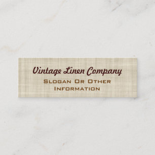 Vintage Linen Business Cards