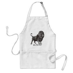 Vintage Lion Apron