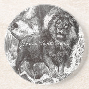 Vintage Lion Coaster