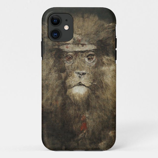 Vintage Lion General Mobile Case (Back)