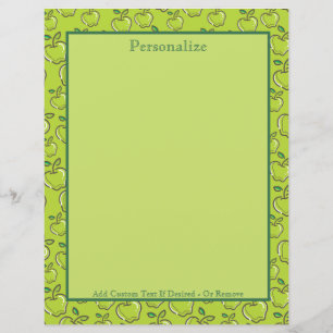Vintage Little Green Apples Orchard Personalize