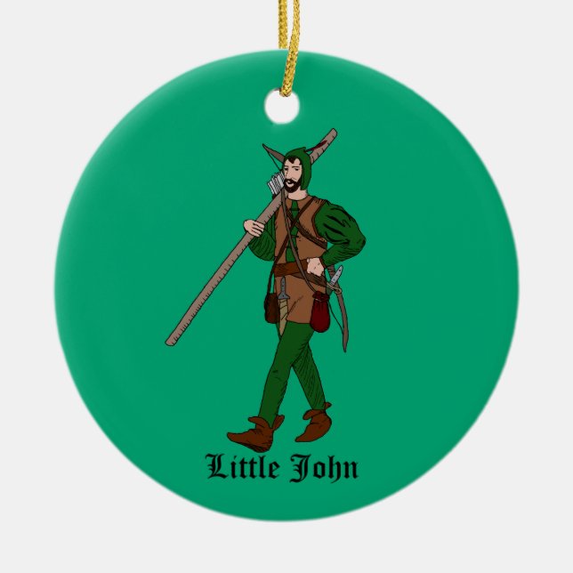 Vintage Little John Christmas Ornament (Front)