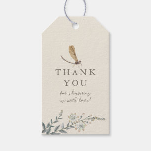 Vintage Little Love Bug Baby Shower Thank you Gift Tags