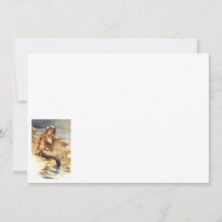Vintage Little Mermaid Card