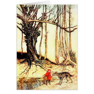 Vintage Little Red Riding Hood Fairy Tale