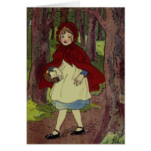 Vintage Little Red Riding hood Illustration