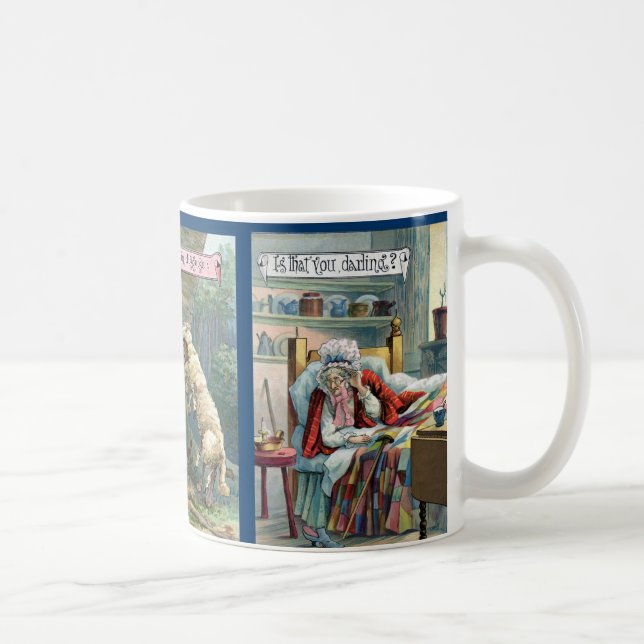 Vintage Little Red Riding Hood Mug (Right)