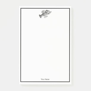 Vintage Lobster #1 Drawing Post-it Notes