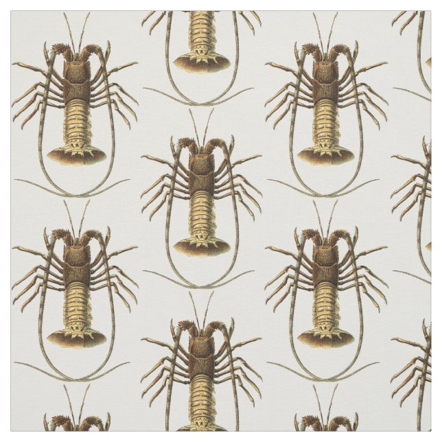 Vintage Lobster Fabric (Swatch)