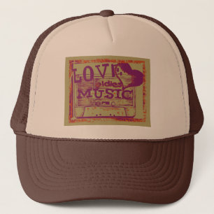 Vintage Lodies vieux musique Casquette