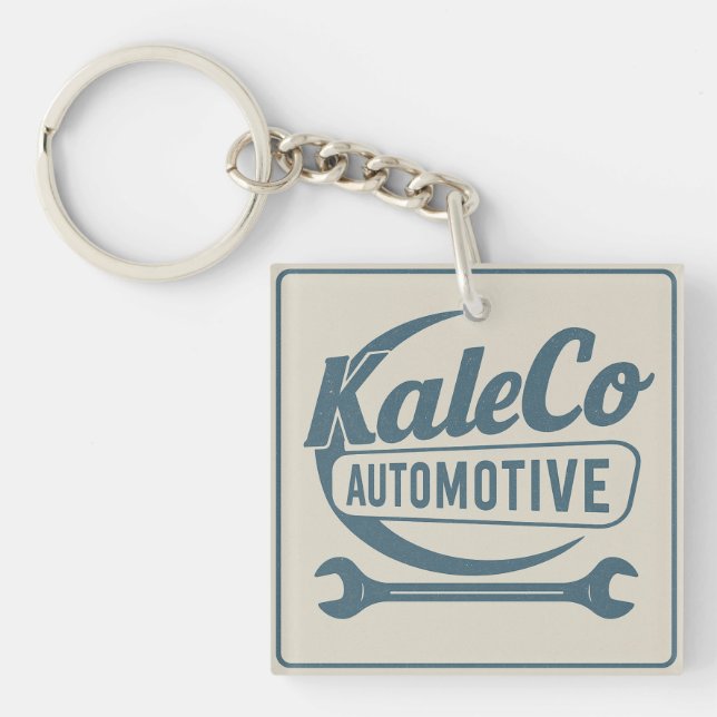 Vintage Logo Keychain (Front)