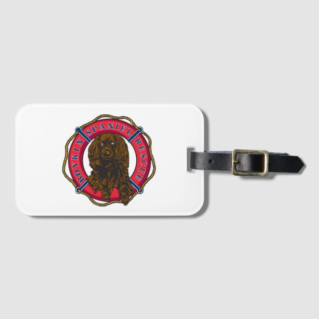 Vintage Logo Luggage Tag (Front Horizontal)