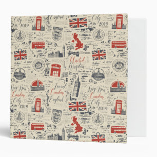 Vintage London Binder