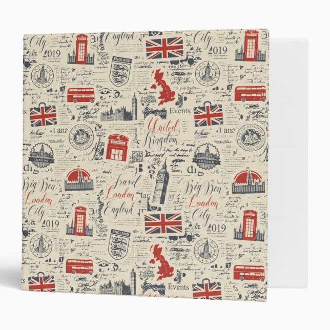 Vintage London Binder (Front/Inside)
