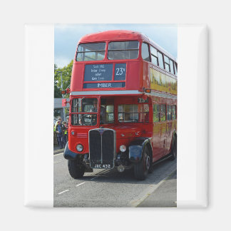 Vintage London Bus Magnet
