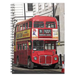 Vintage London Bus Notebook