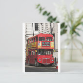 Vintage London Bus Postcard (Standing Front)