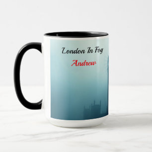 Vintage London Fog Neo Deco Aesthetic Mug
