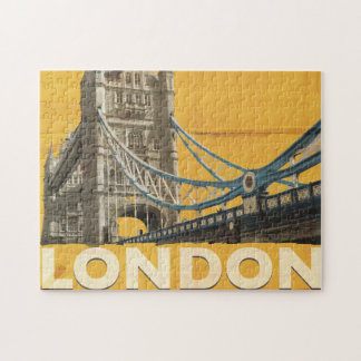 Vintage London Poster Jigsaw Puzzle